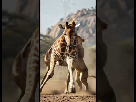 Sabana Max Collapse of the Giant  #wildlife #animals #wildlifebattle #animalattack