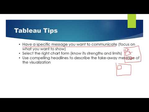 Tips when Creating a Dashboard in Tableau