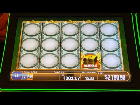 Green Machine Deluxe Mini & Mega jackpot wins! $137 & $2,790! Max bet $1 slots Jake’s 58 LI NY
