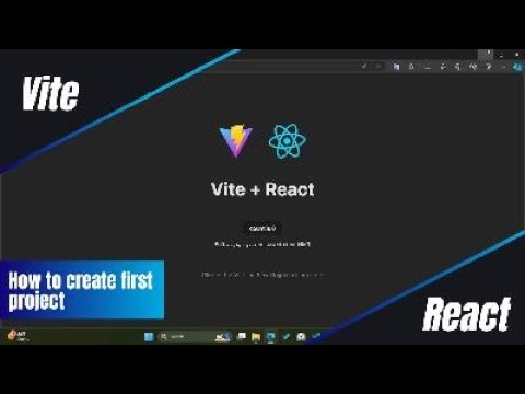 How to create the first Vite React Project