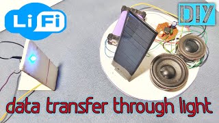 data transfer through light | DIY