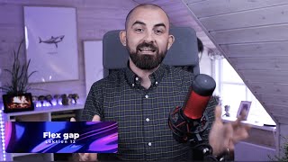 CSS Flexbox gap, row-gap & column-gap. Lektion 12