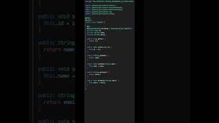 student.java for react project | Student class for Student Management System code in description