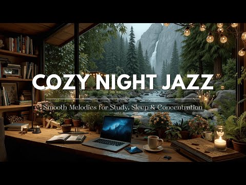 Cozy Night Jazz ~ Smooth Instrumental for Study & Relaxation ~ Deep Focus Work Music 🎧