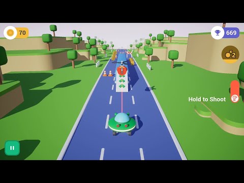 Drone avoidance - Endless Runner game on Android - Unreal Engine 4