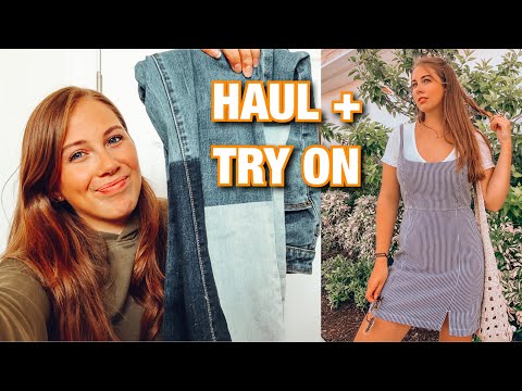 back to school clothing haul + TRY ON!!! (and a bit of thrifting) 2020