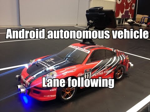 Android autonomous vehicle - Lane following