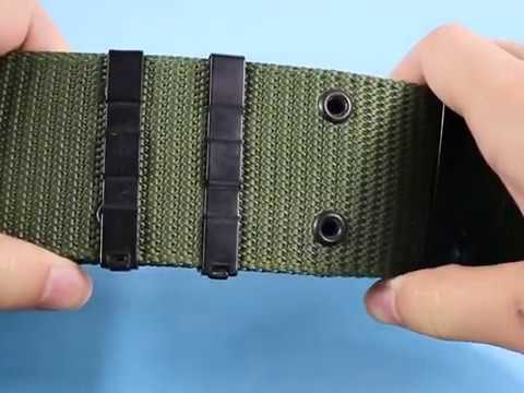 Military Tactical Belt With Alloy Buckle Clasp