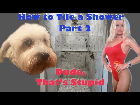 🚿How to Tile a Shower: Part 2🛀