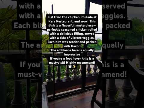 Food review of Rare Restaurant #foodlover #rarerestaurant #foodreview