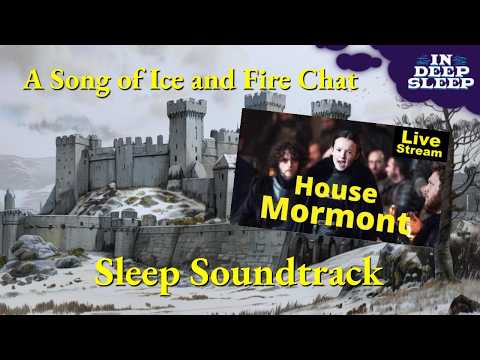 A Song of Ice and Fire Sleep Video | House Mormont | 3h talking w/ snow & wind ASMR 8h fades black