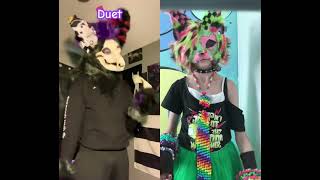 Gimme the dollar 👹 #duet #kandikid #furry #therian #colab #idontknowwhattoputhere #emo #scenecore