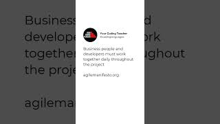 Business people and developers must work together daily throughout the project  agilemanifesto .org