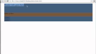 Web Design Basics: Updated HTML Skeleton & More DIV's