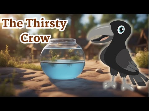 Thirsty Crow Story in English | Bedtime Story For Kids #kidsstories #bedtimestories #moralstories
