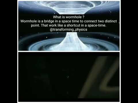 What is wormhole ?  (or Einstein–Rosen bridge)