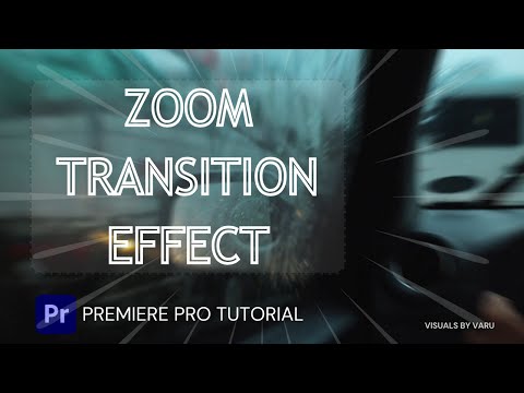 Zoom Transition Effect in Premiere Pro  | Easy Video Tutorial