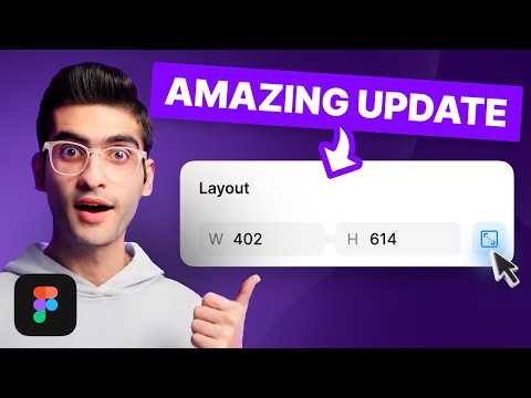 Figma Update: Aspect Ratio Lock | Figma Tutorial