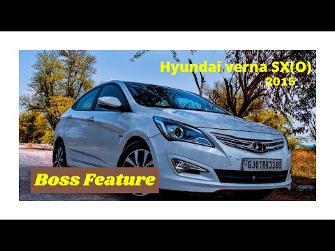 HYUNDAI VERNA SX(O) 2015  |  VERNA TOP MODEL 2015 | BOSS FEATURE | KRRISHI RATHORE