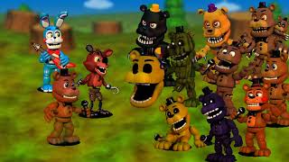 All the Freddy's in fnaf world