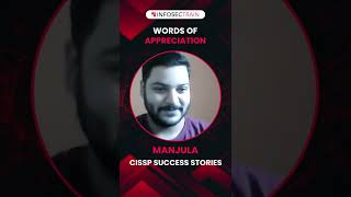 CISSP InfosecTrain Review | CISSP Success Stories | Manjula CISSP Gladiator