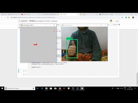 Snake Game Using TensorFlow Object Detection API