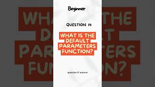 What is the Default Parameters Function in TypeScript? #shorts #ytshorts #codewithchitra