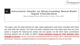 Recent Topics Adversarial Attacks on Intrusion Detection Systems - PhD Assistance