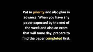 STUDY SMART ! Study Smart Tips | Study Smart Guide!