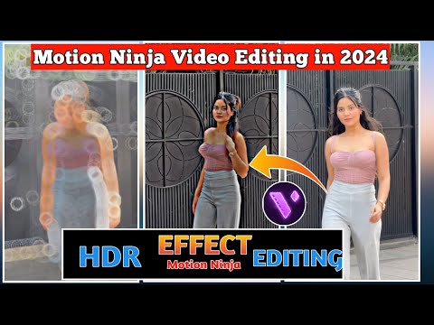 Motion Ninja App Video Editing 2024 || Trending Reels Editing App