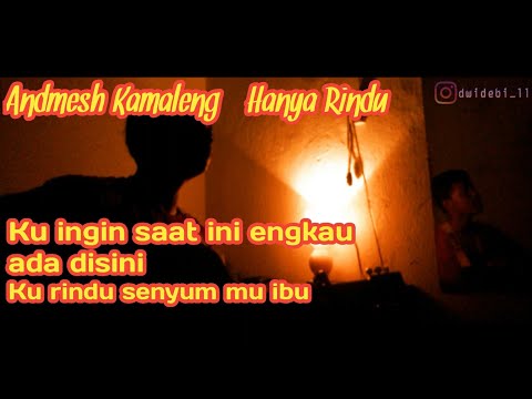 ANDMESH KAMALENG - HANYA RINDU | Live Cover by Dwidebi