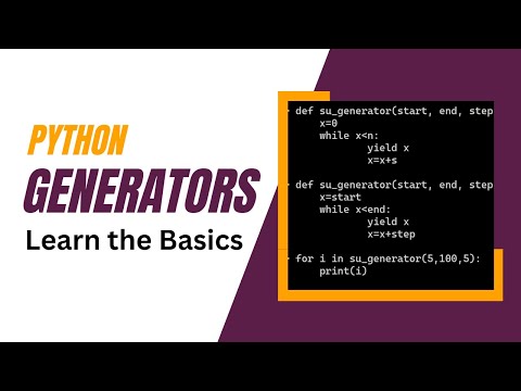 Generator Functions in Python | Python Generators | SuMyPyLab