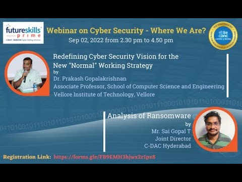 Webinar on Cyber Security-Where We Are