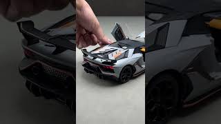 1:18 scale Lamborghini Aventador SVJ 63 diecast model car #automobile
