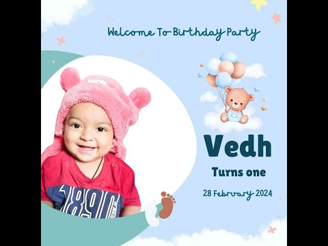 VEDH TURNS ONE | 1ST BIRTHDAY CELEBRATIONS | LIVE STREAMING