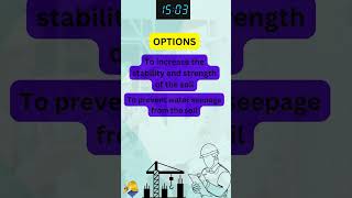 Use of Geogrid in Soil Reinforcement | Civil Interview Quiz -69 #shorts #ytshorts