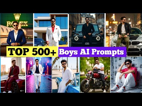 🔥TOP 500 New Trending Ai Photo Editing Prompts | Google Gemini AI photo Prompts for Boys 