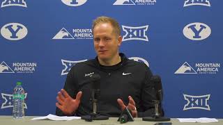 Post-game press conference | Kevin Young | BYU vs TCU