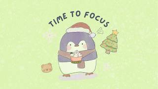 Christmas Pomodoro 🎄 40/10 Study Sessions | Cozy Penguin, Christmas Jazz & Focus Music
