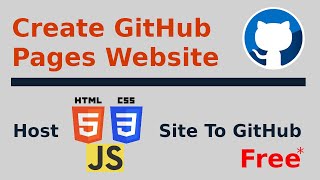How to Host a Website on GitHub | Host GitHub Pages Site