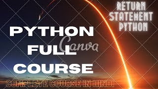 Python Full Course 71 Return Statement Python