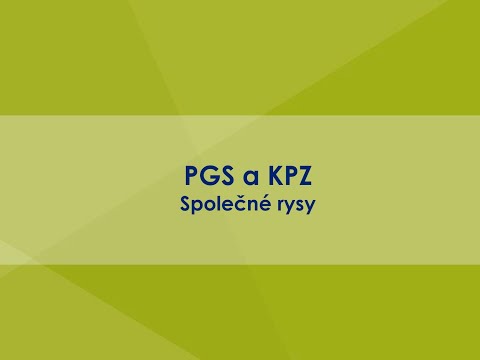 M3: Společné rysy PGS a KPZ