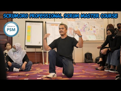 A Glimpse Of Scrum.org Professional Scrum Master Training Facilitated by the Scrum Master in Black
