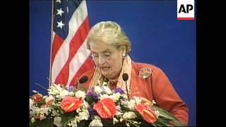 CHINA: ALBRIGHT MEETINGS WITH CHINESE LEADERSHIP LATEST