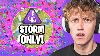 I Got 100 Players To Stay In THE STORM The Entire Game! (Craziest Tournament)