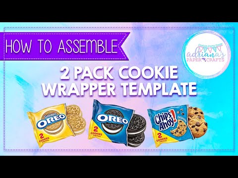 How To Assemble: 2 Pk Cookie Wrapper | Using My Template