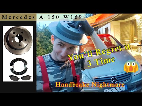 The Real Horror Job - Rear Brake Drum & Parking Brake Shoes - Mercedes A 150 W169