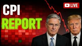 🔴BREAKING: CPI COOLS SOME! LIVE TRADING CPI & INFLATION UPDATE!