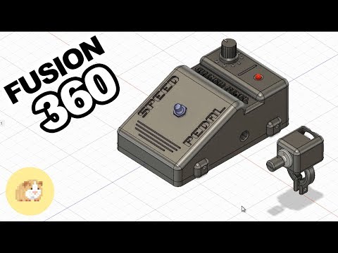 Fusion 360 Model Design - Guitar Pedal
