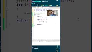 Read and display array using for Loop in Clanguage #coding #educationalvideos #codewiz #codingblocks